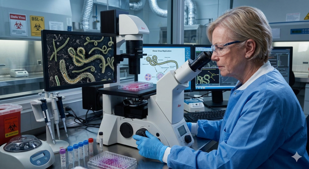 Ebola virus research aur discovery
