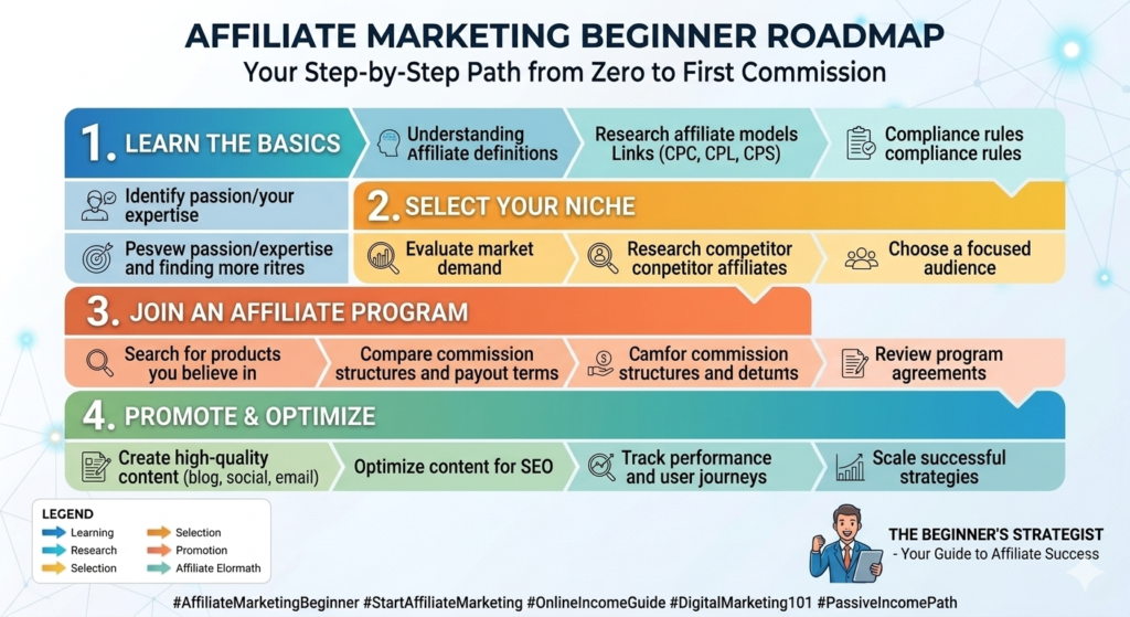 Affiliate Marketing Beginner's Roadmap
