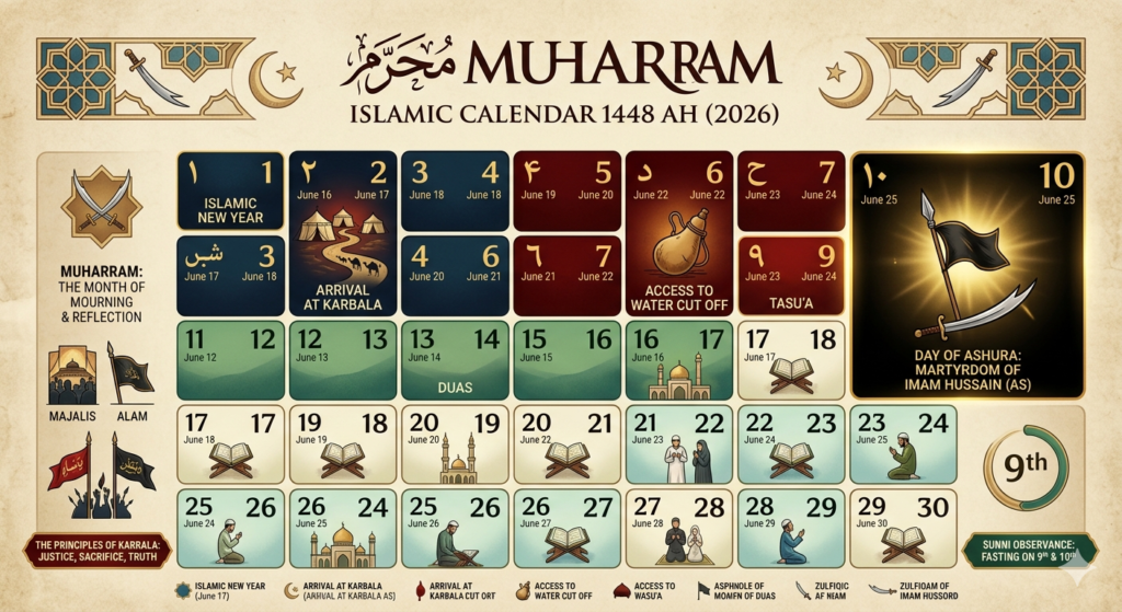 Muharram Islamic Calendar